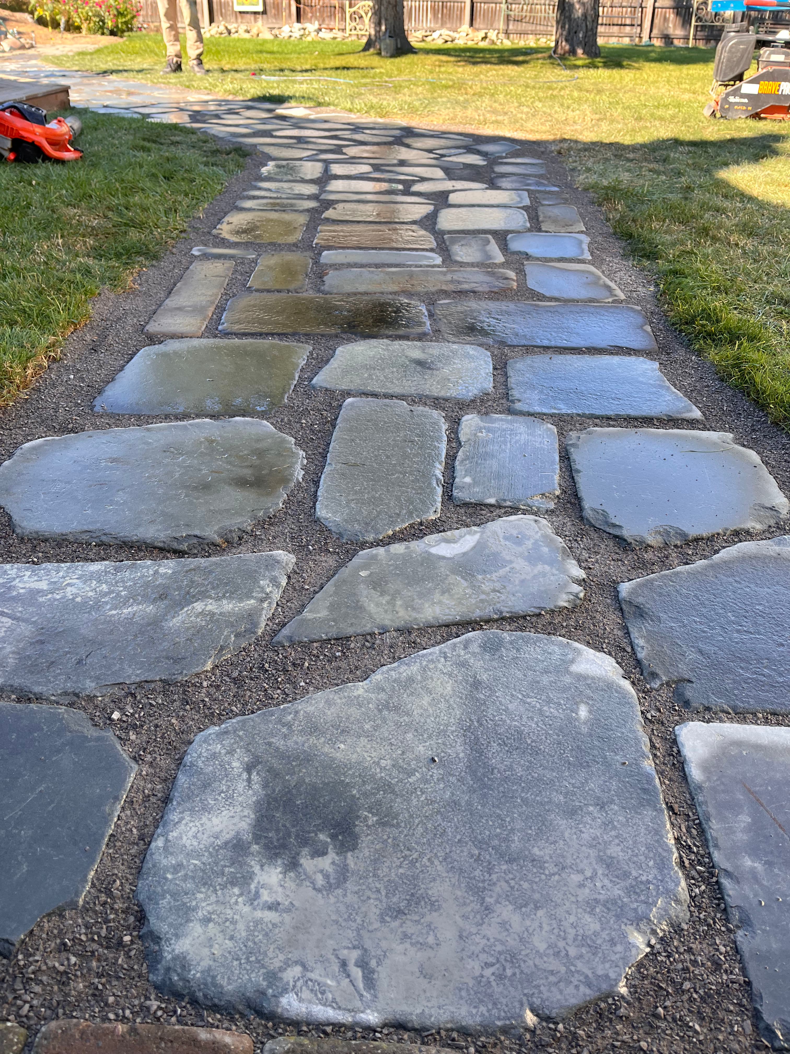 Project Elegant Stone Pathway for Enhanced Outdoor Living image