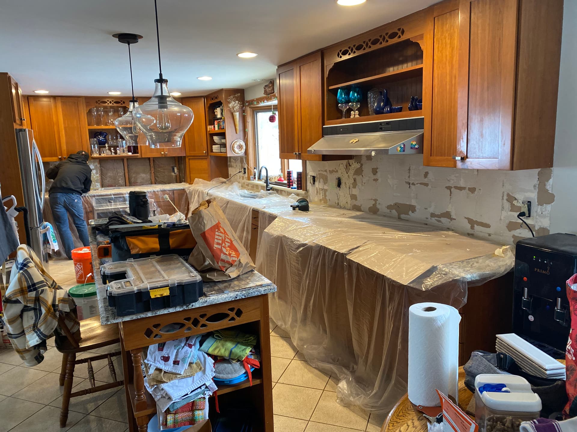 New Backsplash Installation in Grand Island Kitchen