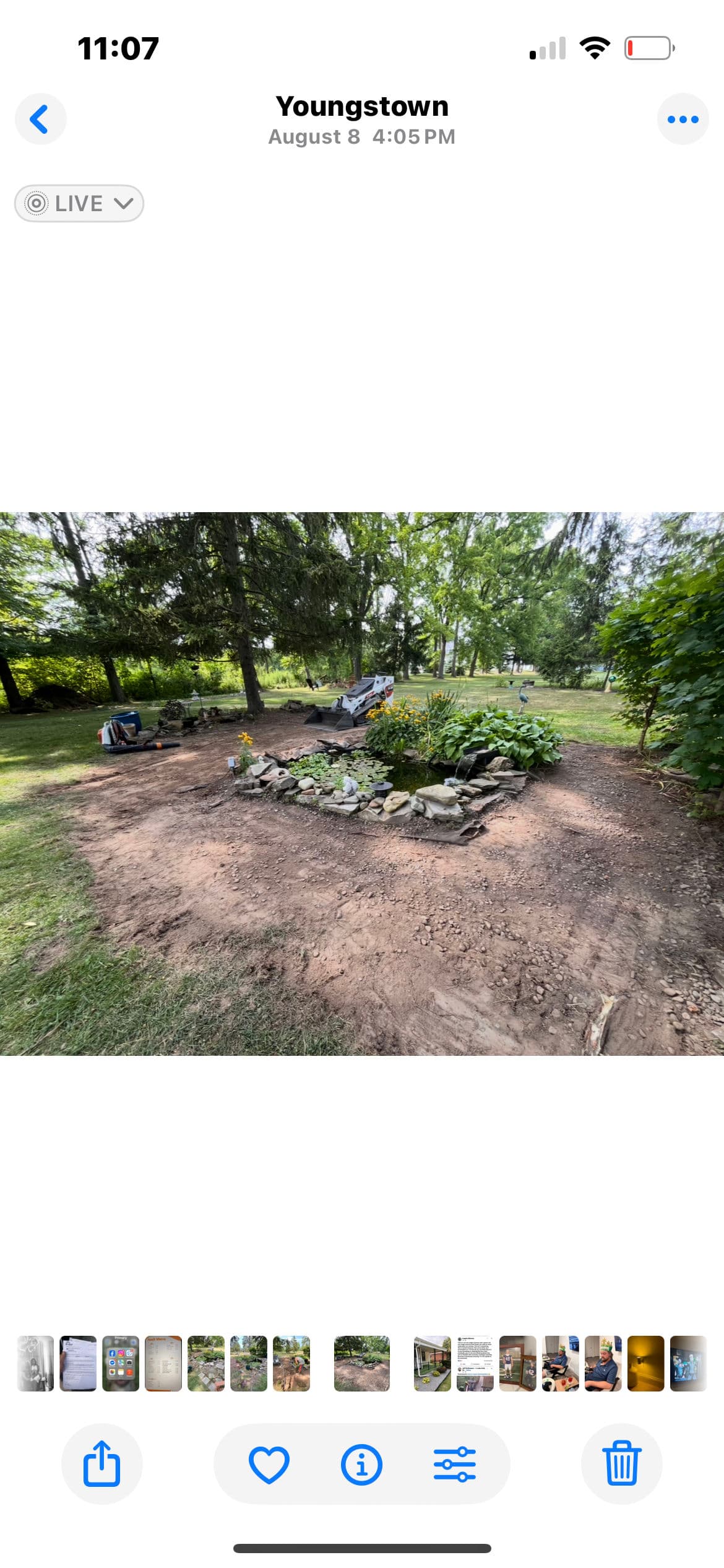 Gallery photos for Stone Patio and Pond Transformation: Image #4