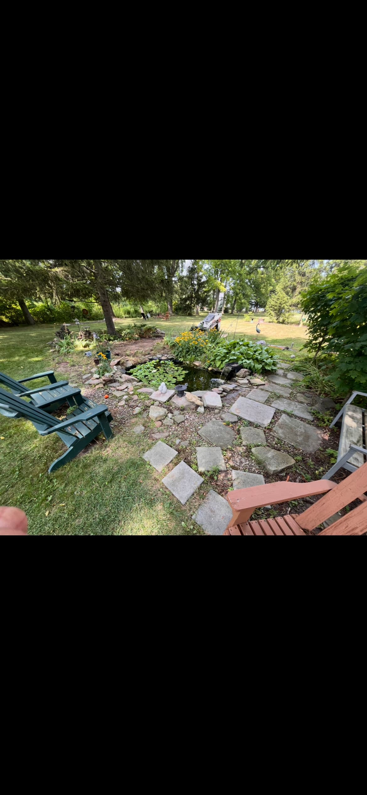 Gallery photos for Stone Patio and Pond Transformation: Image #3