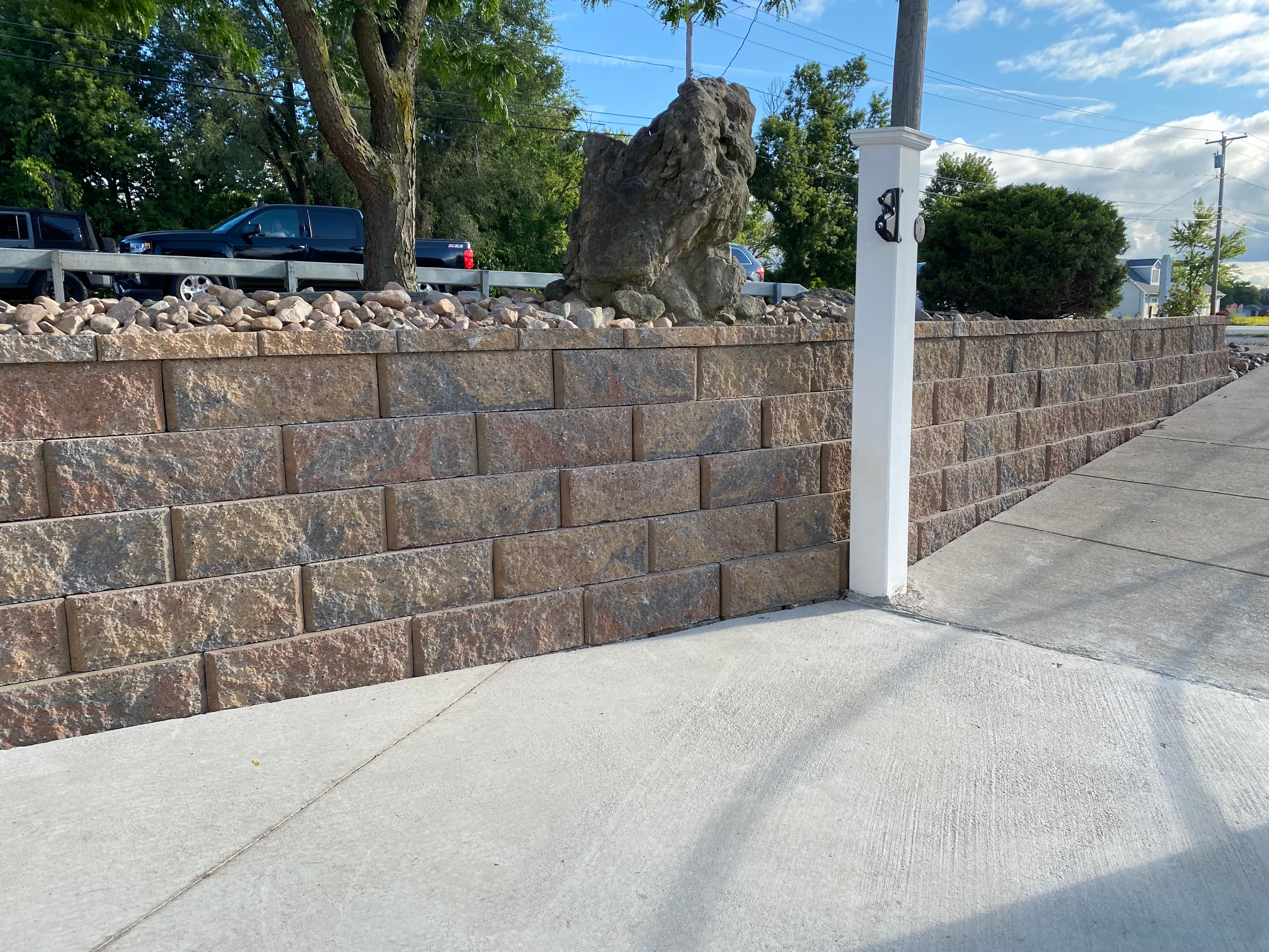 Project Durable Stone Features Replace Old Wooden Elements image