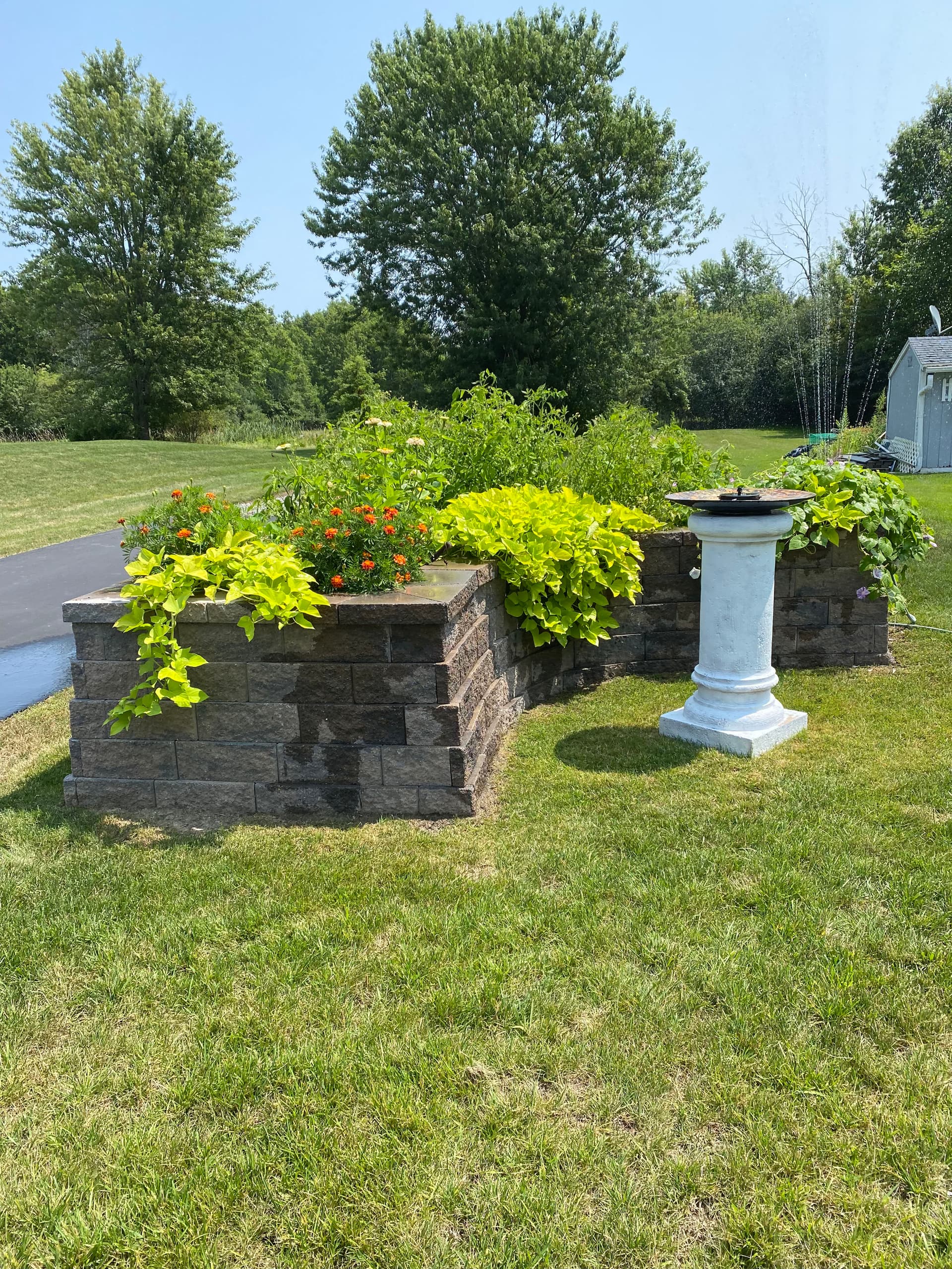 Custom Planter Box Brings Life to Grand Island Gardens image