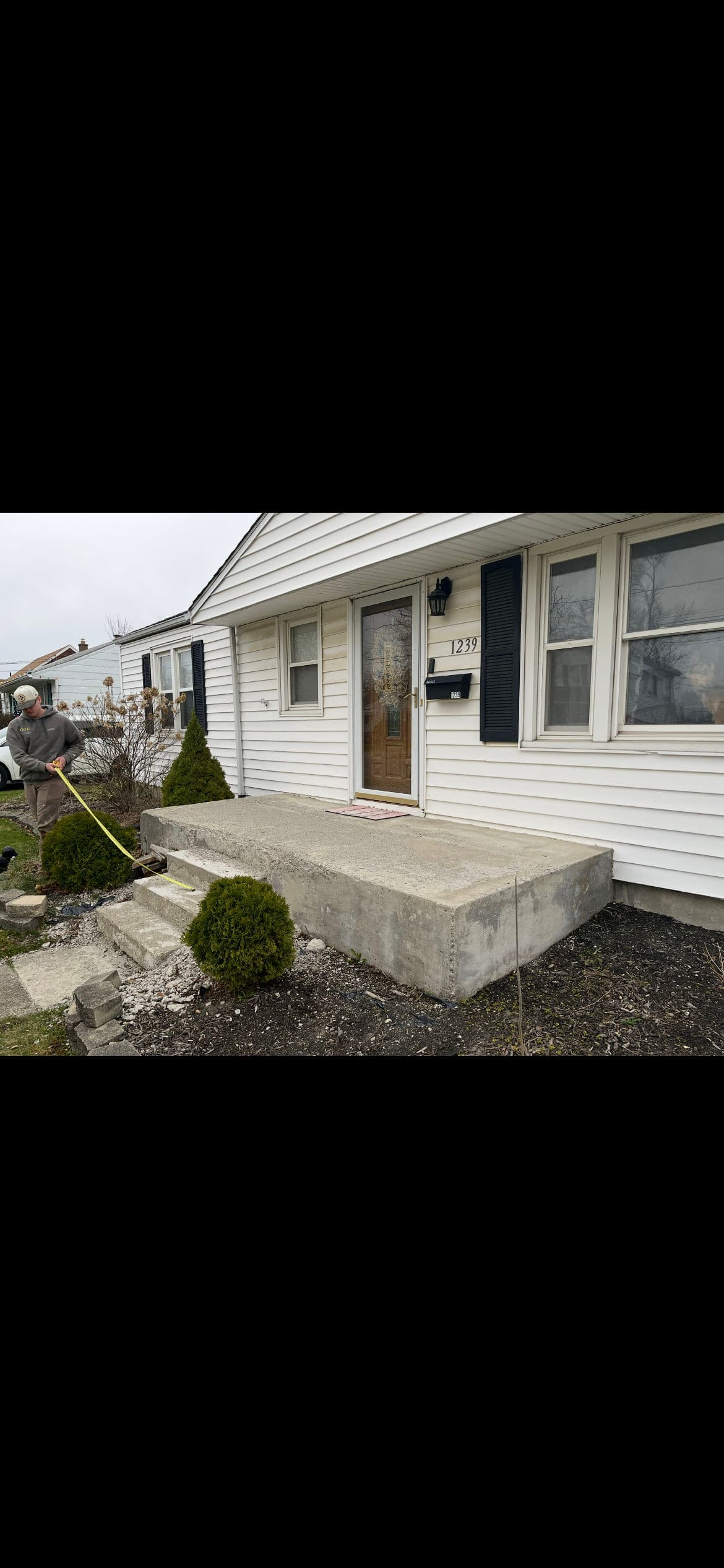 Gallery photos for Porch Upgrade with Vinyl Railings and Deck: Image #1