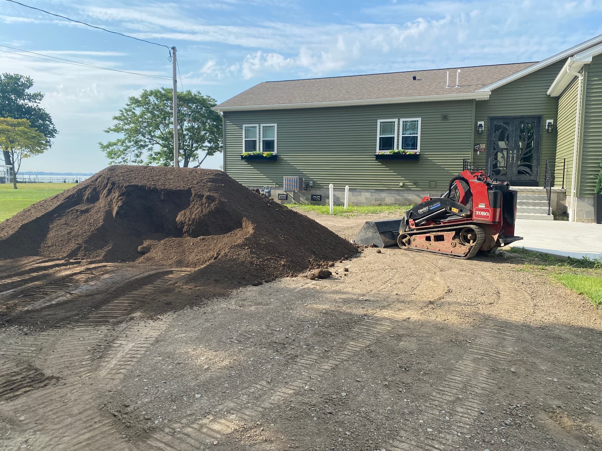 Gallery photos for Transforming Outdoor Space with a Stunning Retaining Wall and Grading: Image #4