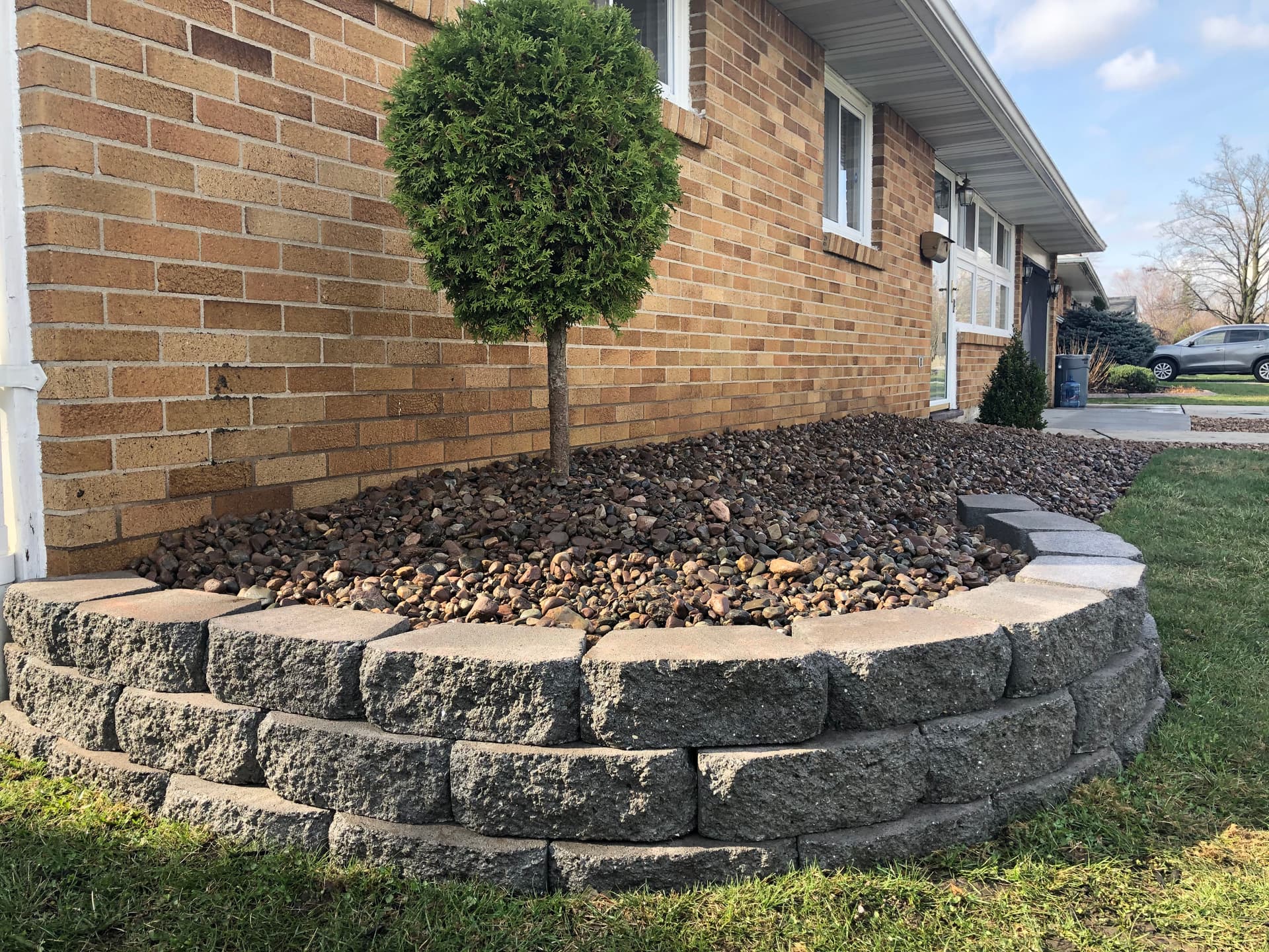 Yard Revival with Stylish Stonework image