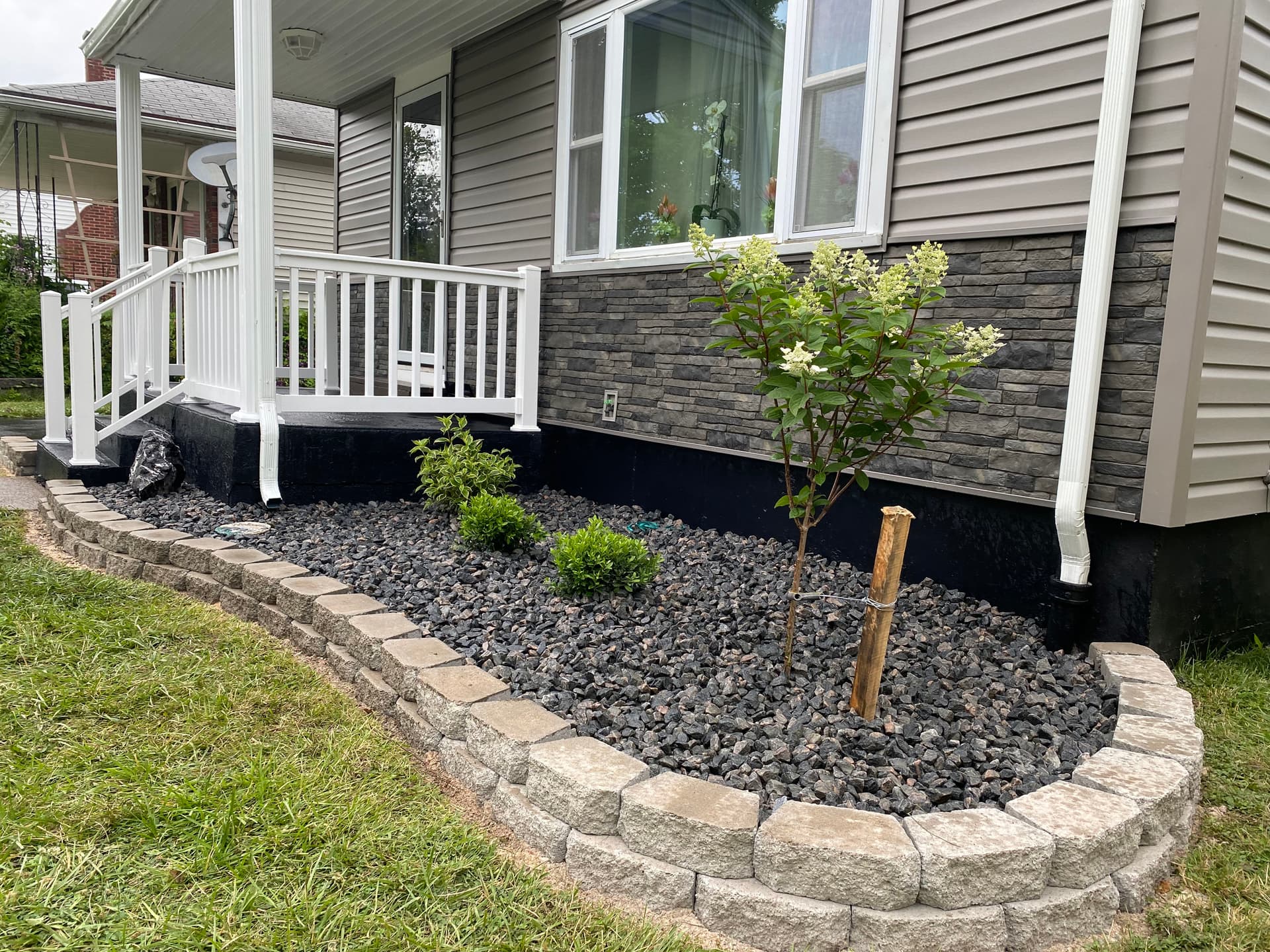 Home Makeover with New Siding and Landscaping image